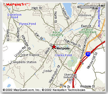 Our location in Walpole, MA